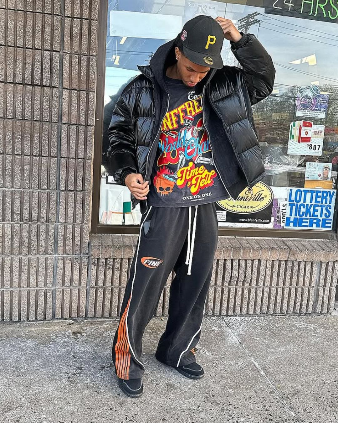 DISTRICT 13 FINE 'RACER' SWEATPANTS
