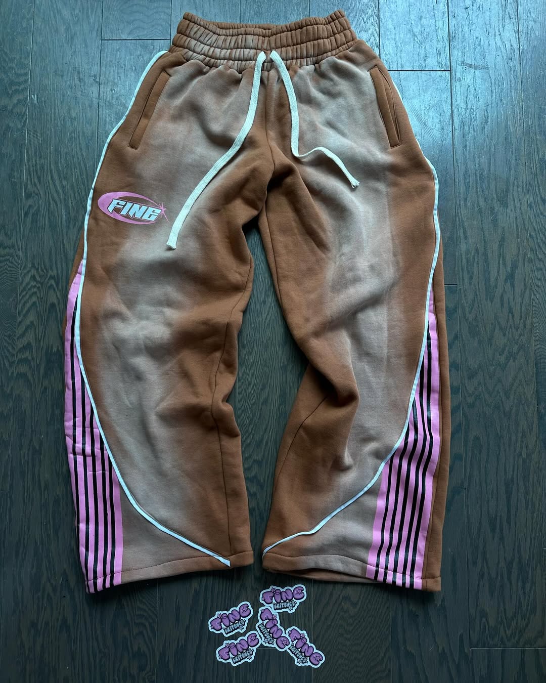 DISTRICT 13 FINE 'RACER' SWEATPANTS